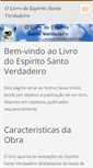 Mobile Screenshot of livrodoespiritosanto.webnode.com.br