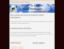 Tablet Screenshot of livrodoespiritosanto.webnode.com.br