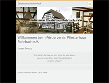 Tablet Screenshot of pfiesterhaus.webnode.com