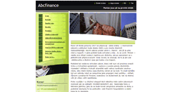 Desktop Screenshot of abcfinance.webnode.cz