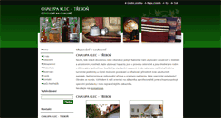 Desktop Screenshot of chalupa-trebon-klec.webnode.cz