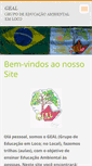 Mobile Screenshot of gealeducacaoambientalemloco.webnode.com.br
