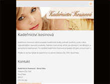 Tablet Screenshot of kadernictvi-nova-paka.webnode.cz