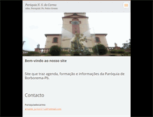 Tablet Screenshot of paroquiadocarmo.webnode.com