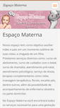 Mobile Screenshot of espacomaterna.webnode.com.br