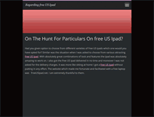 Tablet Screenshot of freeusipad.webnode.com