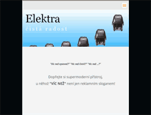 Tablet Screenshot of elektra-cz.webnode.cz