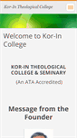 Mobile Screenshot of korincollege.webnode.com