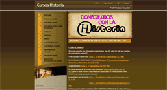 Desktop Screenshot of conectadosconlahistoria.webnode.es