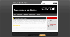 Desktop Screenshot of joselzapatame.webnode.com.co