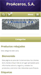Mobile Screenshot of cotizadorproaceros.webnode.es
