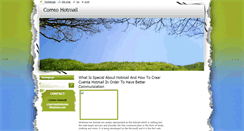 Desktop Screenshot of correohotmail.webnode.com