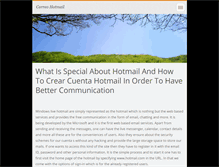 Tablet Screenshot of correohotmail.webnode.com