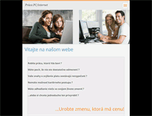 Tablet Screenshot of praca-pc-internet.webnode.sk