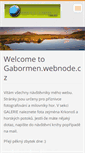 Mobile Screenshot of gabormen.webnode.cz