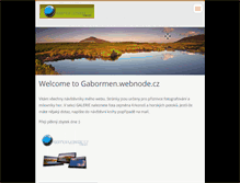 Tablet Screenshot of gabormen.webnode.cz