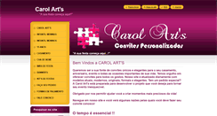 Desktop Screenshot of carolartsconvites.webnode.com.br