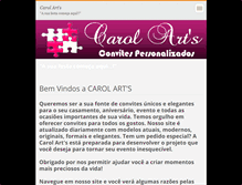 Tablet Screenshot of carolartsconvites.webnode.com.br