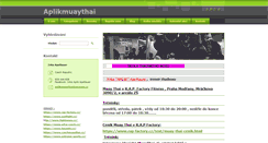 Desktop Screenshot of aplikmuaythai.webnode.cz
