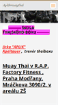 Mobile Screenshot of aplikmuaythai.webnode.cz
