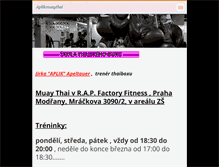 Tablet Screenshot of aplikmuaythai.webnode.cz