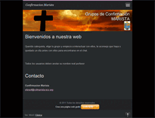 Tablet Screenshot of confirmacionmarista.webnode.es