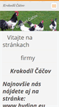 Mobile Screenshot of krokodilcacov.webnode.sk