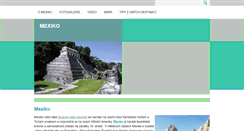 Desktop Screenshot of mexiko-dovolena.webnode.cz