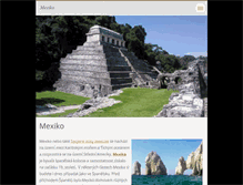 Tablet Screenshot of mexiko-dovolena.webnode.cz