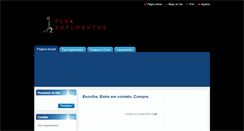 Desktop Screenshot of flex-suplementos.webnode.com.br