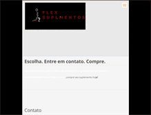 Tablet Screenshot of flex-suplementos.webnode.com.br