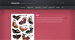 Desktop Screenshot of leblogmode.webnode.fr