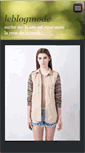 Mobile Screenshot of leblogmode.webnode.fr
