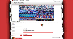Desktop Screenshot of naramky-galerie.webnode.cz