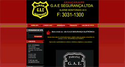 Desktop Screenshot of gae-seguranca.webnode.com.br