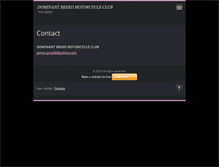 Tablet Screenshot of dominantbreedmc.webnode.com