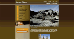 Desktop Screenshot of desert-biosphere.webnode.com