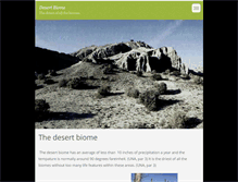 Tablet Screenshot of desert-biosphere.webnode.com