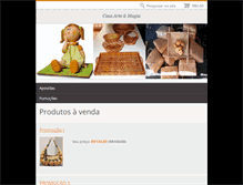 Tablet Screenshot of casaartemagia.webnode.com.br