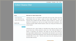 Desktop Screenshot of colon-cleanse-diet.webnode.com