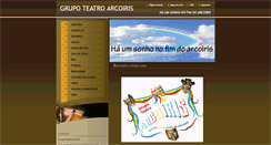 Desktop Screenshot of grupoteatroarcoiris.webnode.com.br