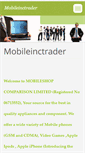 Mobile Screenshot of mobileinctrader.webnode.com