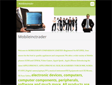 Tablet Screenshot of mobileinctrader.webnode.com