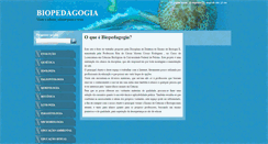 Desktop Screenshot of biopedagogia.webnode.com.br