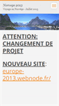 Mobile Screenshot of norvege2013.webnode.fr