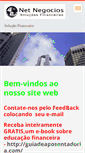 Mobile Screenshot of netnegocios.webnode.com