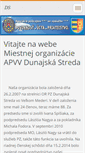 Mobile Screenshot of ds-asociaciapolicajtov.webnode.sk