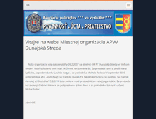 Tablet Screenshot of ds-asociaciapolicajtov.webnode.sk