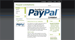 Desktop Screenshot of paypal-limitations.webnode.com