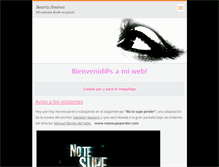 Tablet Screenshot of beatrizjimenez.webnode.es